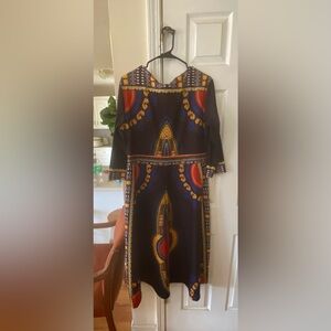 Tribal dress colorful mix😍